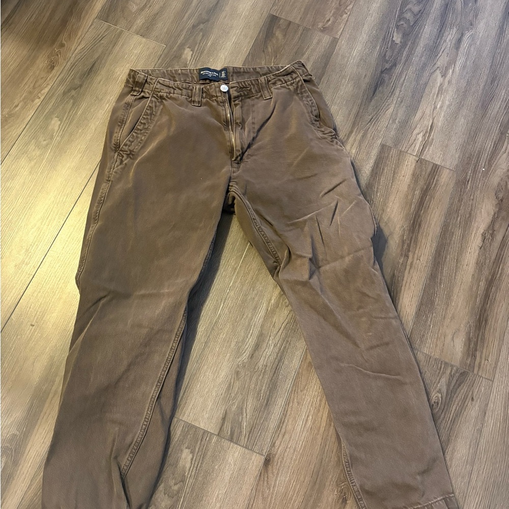 Abercrombie & Fitch Brown Chinos